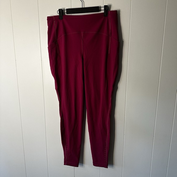 Lululemon Swift Speed High-Rise Tight Leggings Magenta Purple Hot Pink Size 12 - Picture 1 of 9